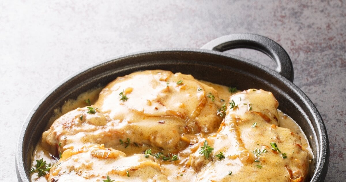 Zwiebel-Sahne-Schnitzel: Ganz ohne Fix-Produkt!