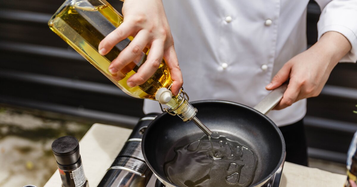 Mit Olivenöl braten Ist das eine gute Idee?