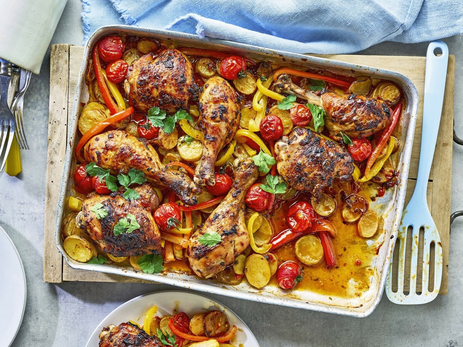 Piri-Piri-Hähnchen vom Blech: Göttliches Feierabend-Rezept