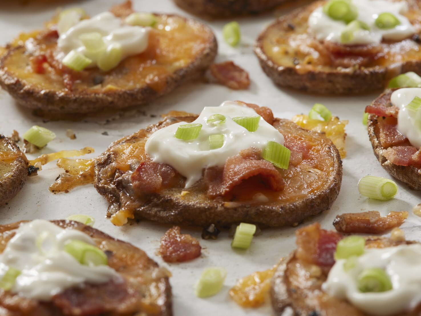 Doppelt gebackene Kartoffeln mit Speck &amp; Schmand: Himmlisch!
