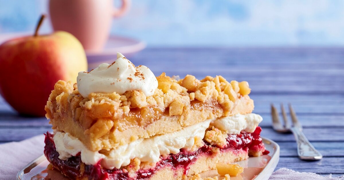 Prasselkuchen mit Vanille-Mascarpone-Creme: Genuss pur