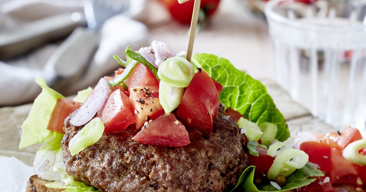 Leichter Beef-Burger mit grünem Pfeffer: Einfach WOW!