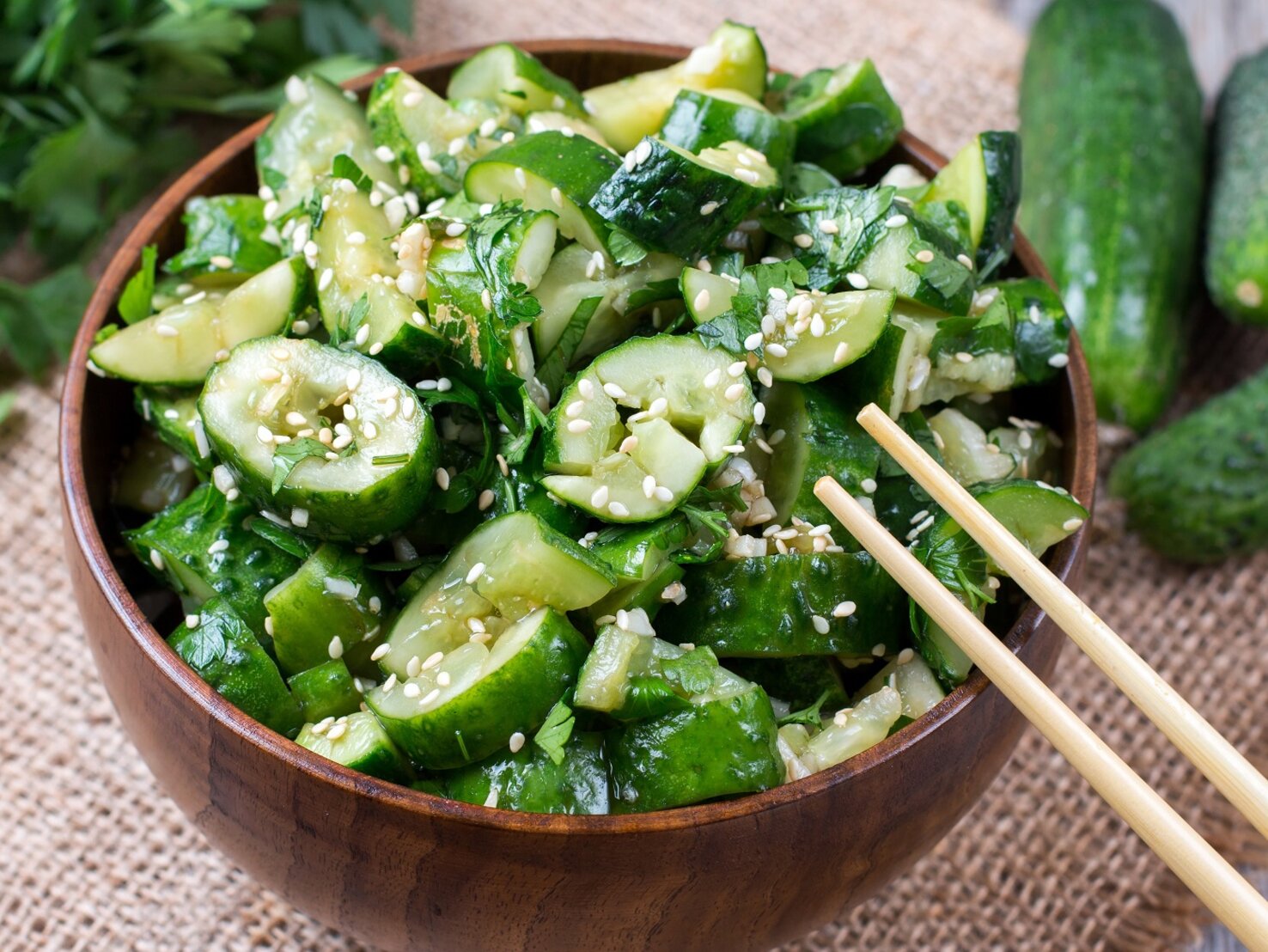 Koreanischer Gurkensalat: Ein wahrer Küchentraum.