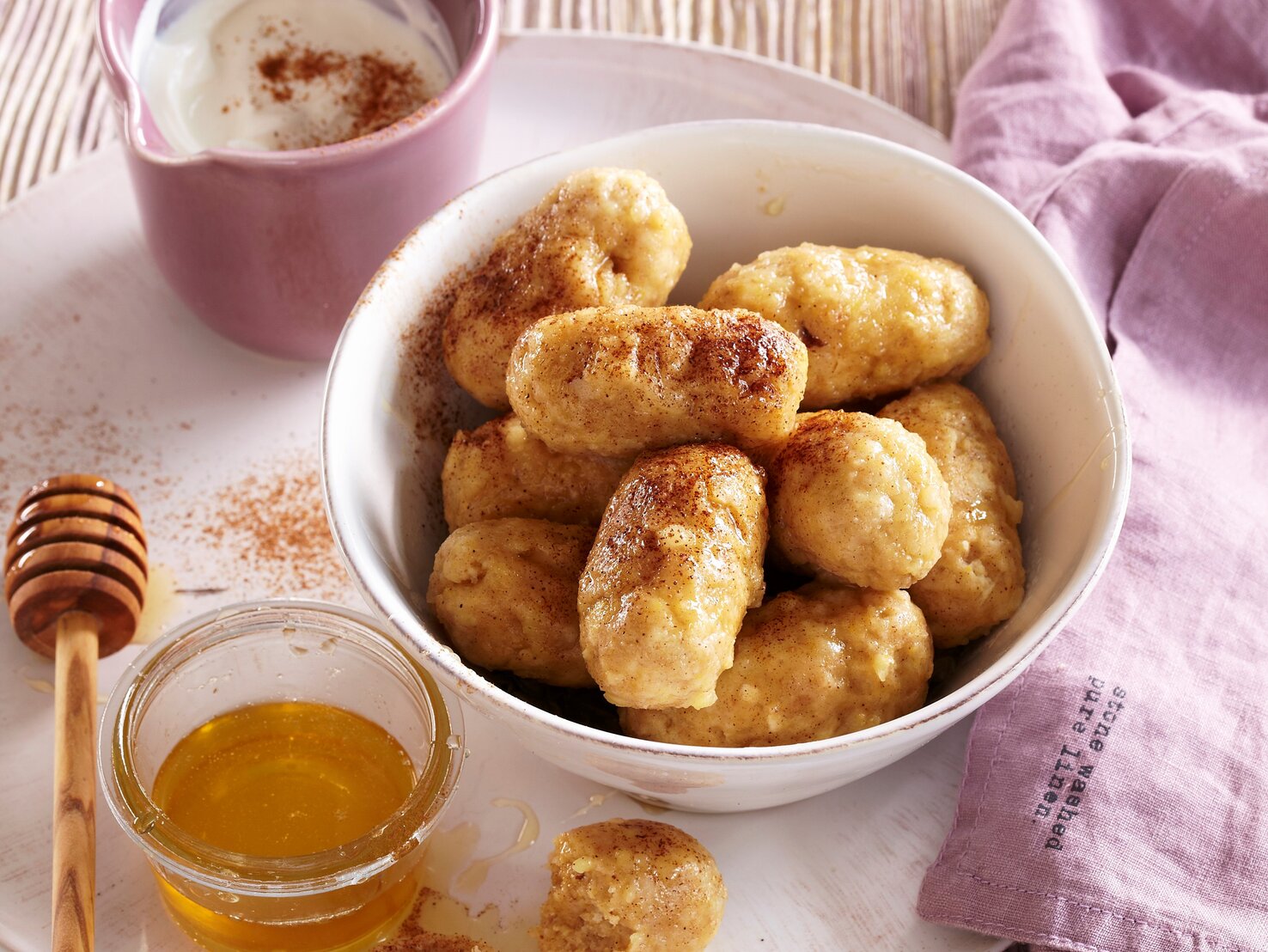 Vanille-Apfel-Knödel: Schnelle Variante des bekannten Klassikers