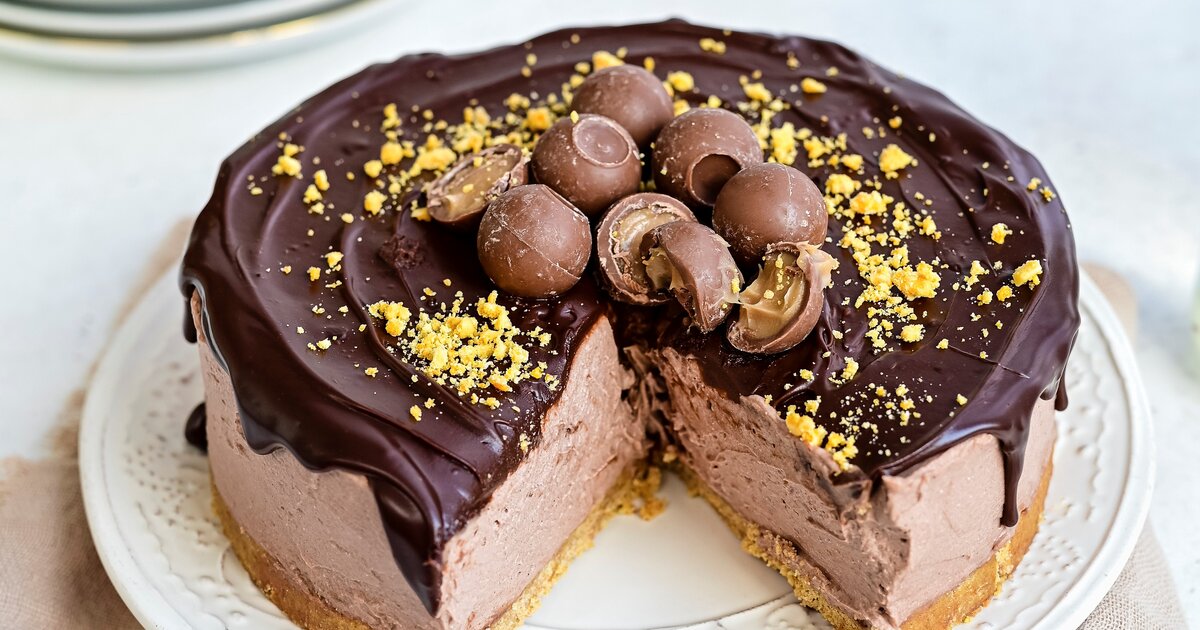 Baileys-Käsekuchen mit Schokoglasur: Rezept ganz ohne Backen Baileys-Käsekuchen mit Schokoglasur: Rezept ganz ohne Backen