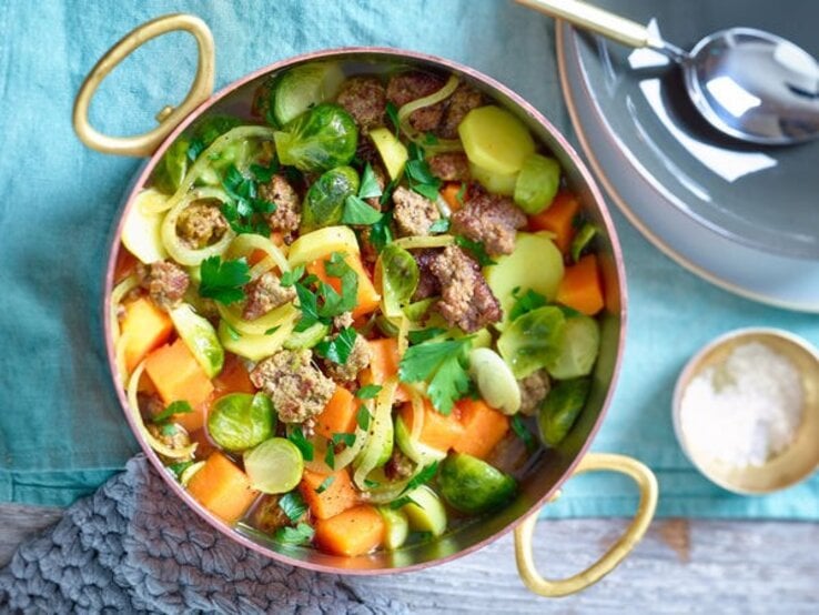 Rosenkohl-Kürbis-Eintopf Rosenkohl-Kürbis-Eintopf