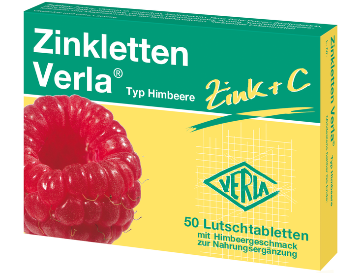 Zinkletten Verla® Typ Himbeere | © Verla-Pharm