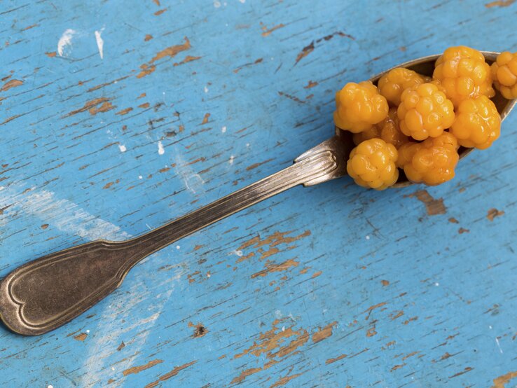 Die wohl teuerste Beerenfrucht, die ihren Preis ihrer Seltenheit verdankt, ist zwar nach wie vor sehr beliebt, aber Preiselbeeren und andere Wildbeeren erfüllen den Zweck ebenso gut, nämlich uns mit Vitamin C und Spurenelementen zu versorgen. | © istock/izhairguns