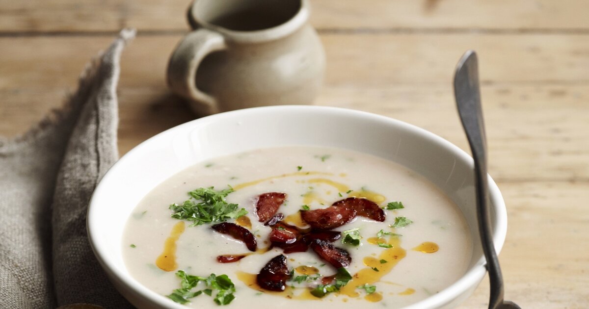 Weiße Bohnensuppe mit Chorizo: Glücklich löffeln!