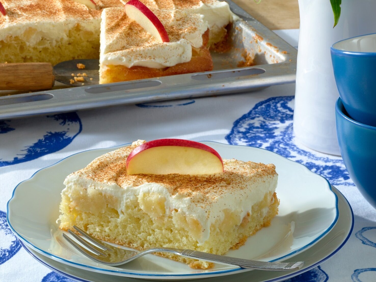 Apfelkuchen mit Schmandhaube: Echtes Zutaten-Dream-Team!