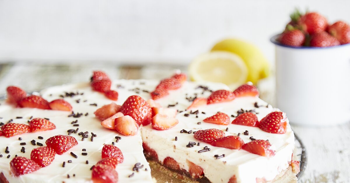 Philadelphia-Torte deluxe: Cremigster Erdbeerkuchen ohne Backen