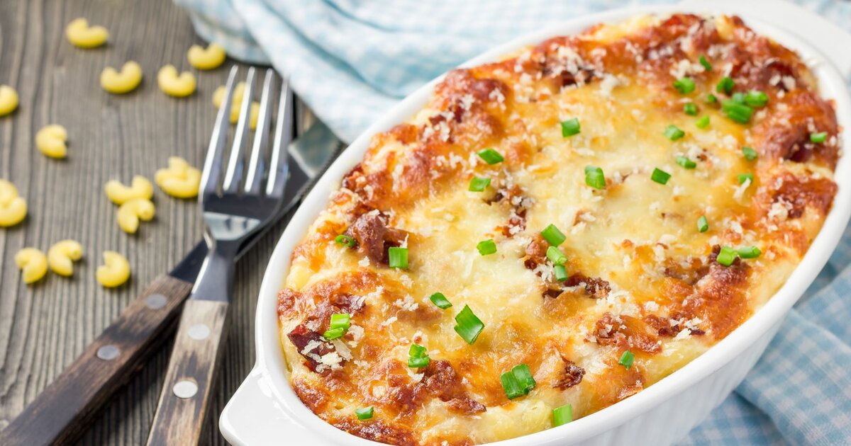Weltbester Nudelauflauf Flammkuchen Art: So einfach, so gut!