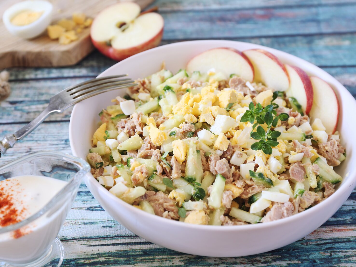 Thunfischsalat mit Ei: Perfektes Low-Carb-Rezept mit Geheimzutat