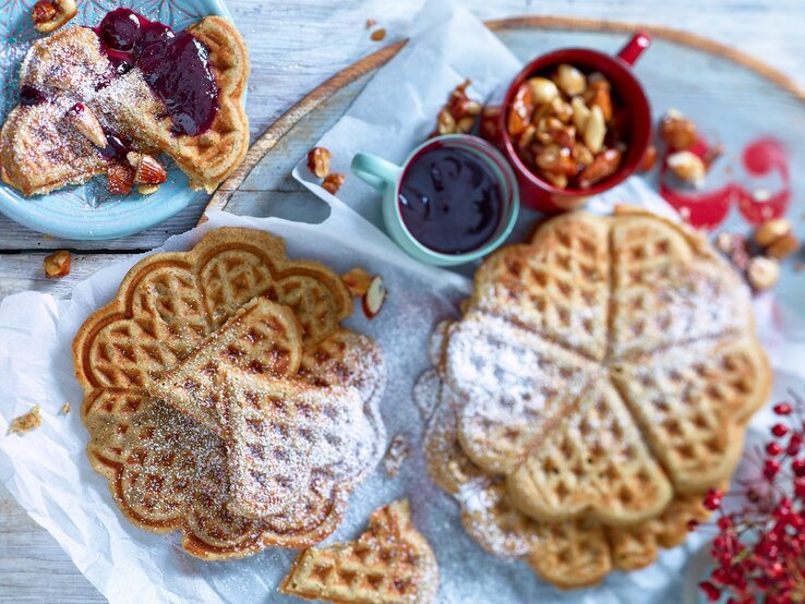 Herz-Waffeln