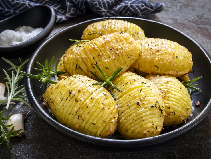  Hasselback-Kartoffeln