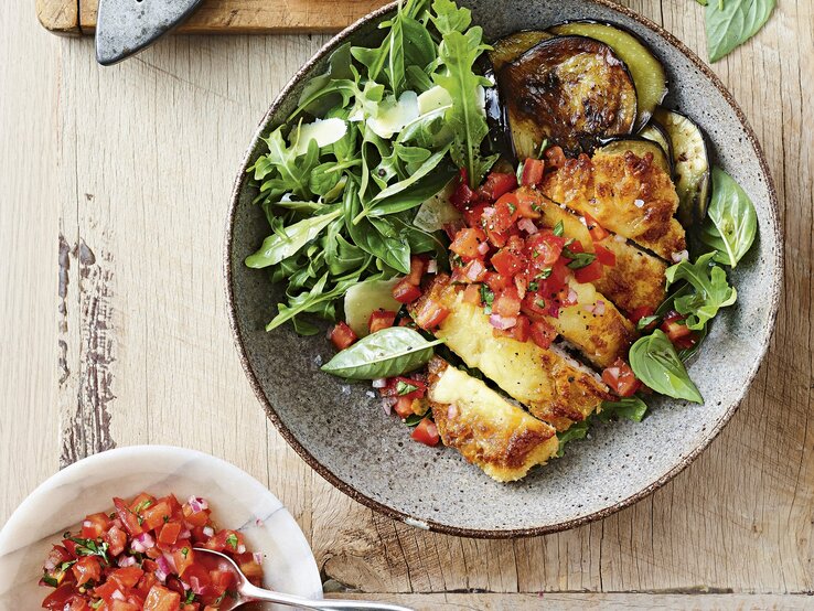 Italienisches Hähnchen-Schnitzel