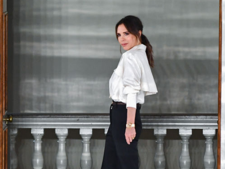 Victoria Beckham auf dem Laufsteg bei einer Victoria Beckham show währrend der London Fashion Week | © GettyImages/Gareth Cattermole/BFC