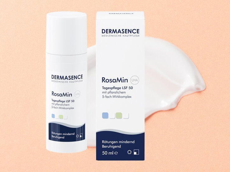 RosaMin Tagespflege mit LSF 50 von Dermasence | © Getty Images, Dermasence [M]