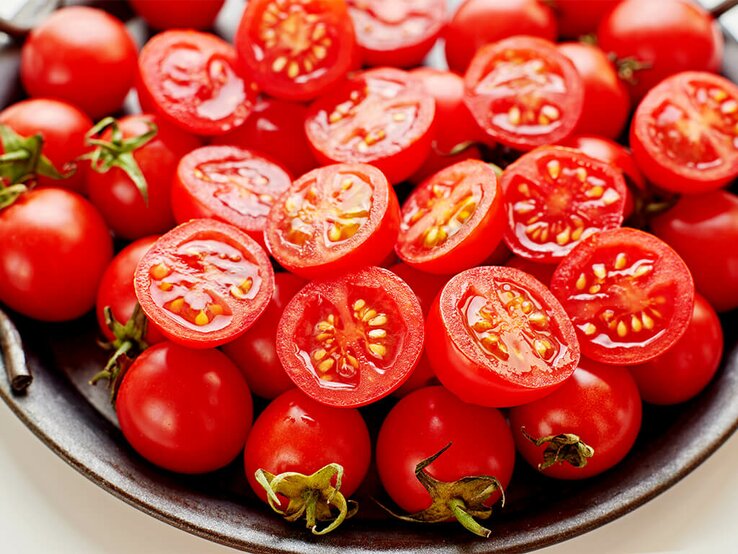 Aufgeschnittene Tomaten