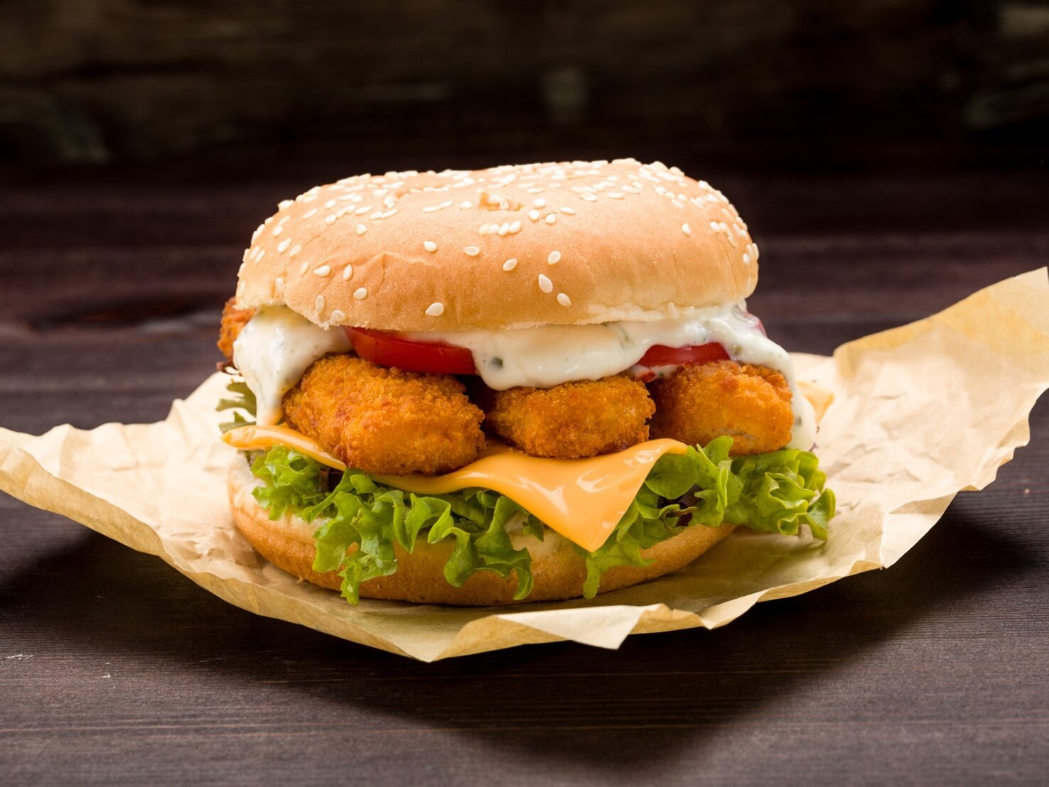 Fischstäbchen-Burger – saftig, knusprig und lecker