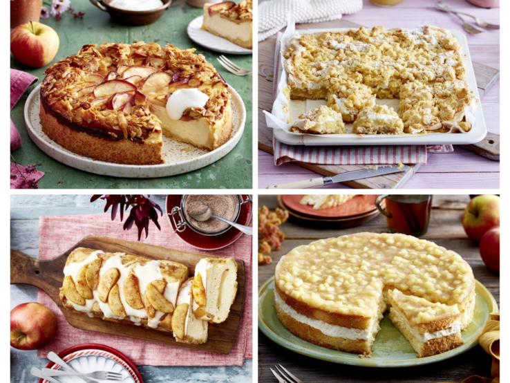 Collage Apfelkuchen