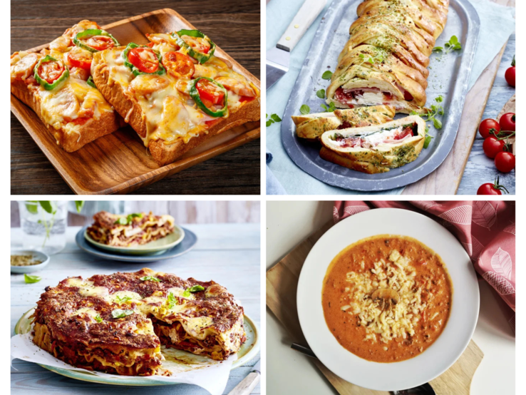 Collage Pizza mal anders