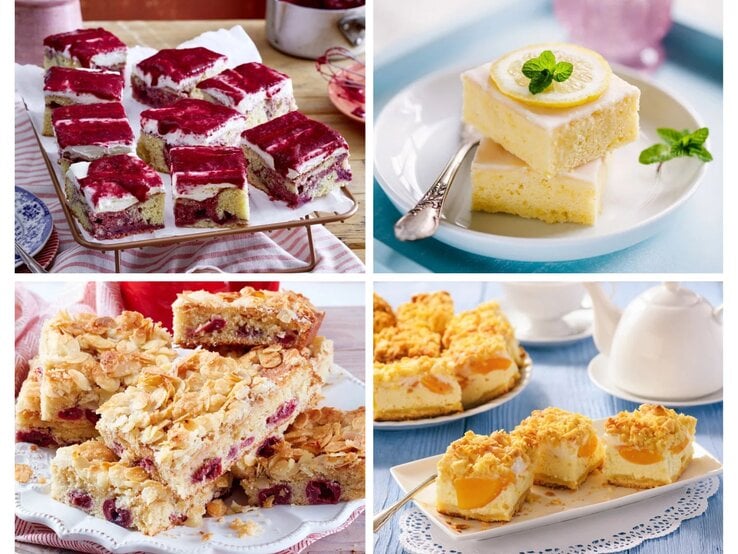 Collage Blechkuchen Collage Blechkuchen