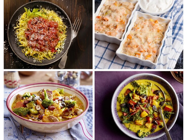 Low Carb Kürbis Collage | © [M] EAT CLUB/ iStock/ AdobeStock