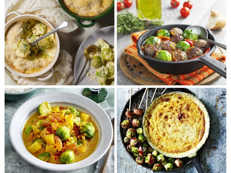 Low Carb Rosenkohl Collage | © [M] EAT CLUB/GettyImages/Stockfood/iStock