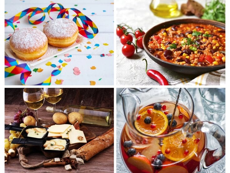 Collage Silvester-Rezepte | © [M] iStock