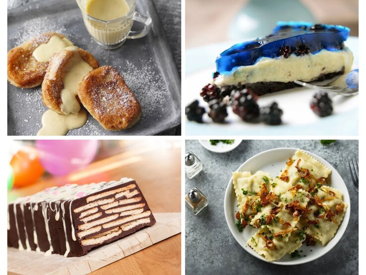 Collage Gerichte mit lustigen Namen | © [M] Stockfood/AdobeStock/iStock/Shutterstock