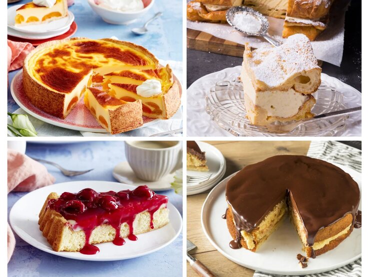 Collage Puddingkuchen