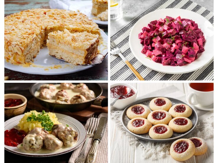 Collage schwedische Küche | © [M] iStock/AdobeStock/Getty Images/Shutterstock