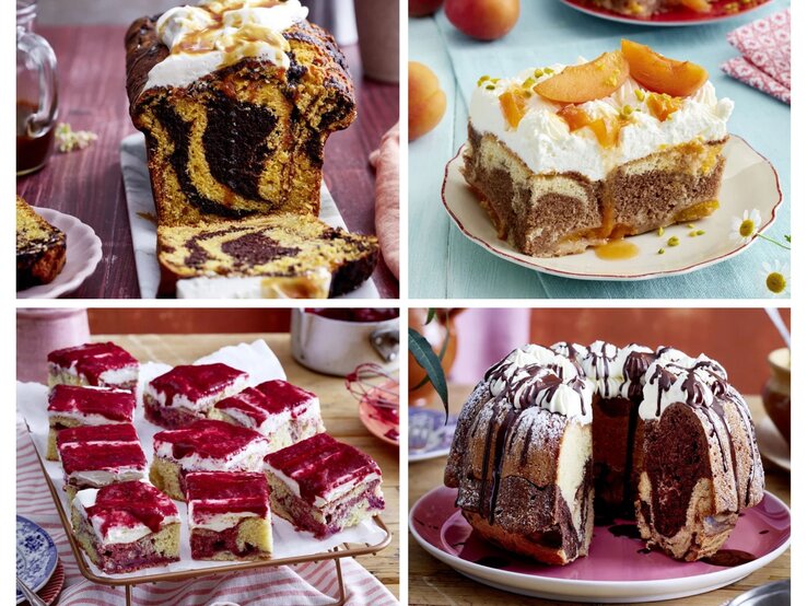 Collage Marmorkuchen