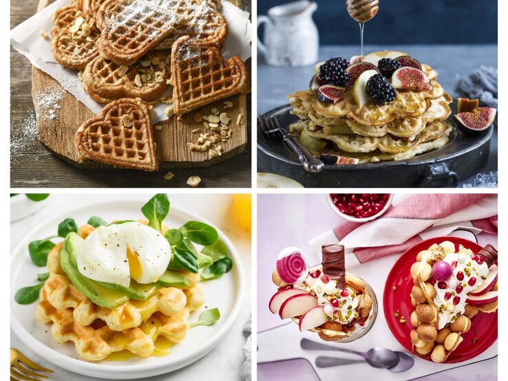 Collage Waffeln