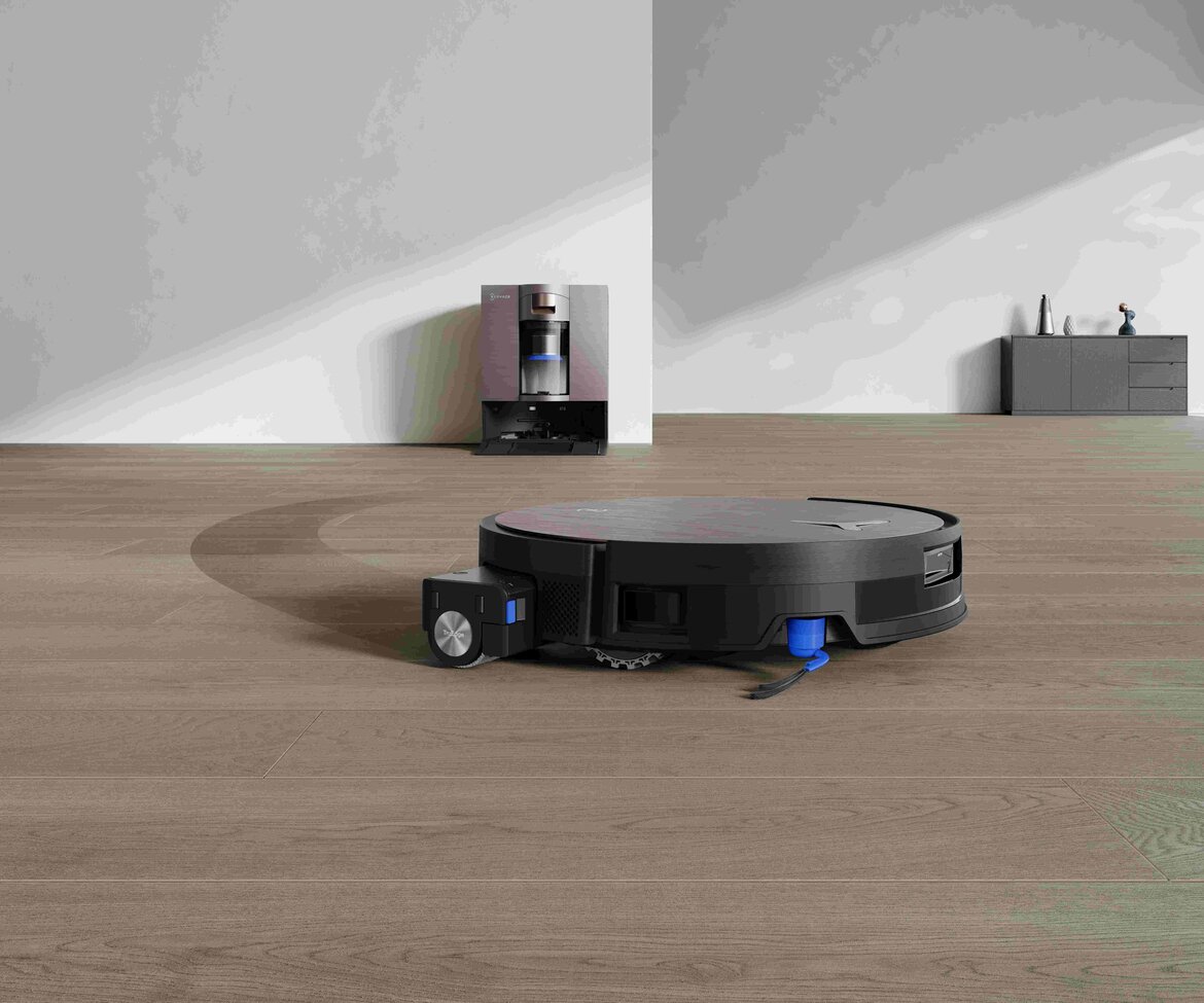 Ecovacs Saugroboter | © Ecovacs Zu sehen ist der Ecovacs Saugroboter DEEBOT X11 OmniCyclone | © Ecovacs