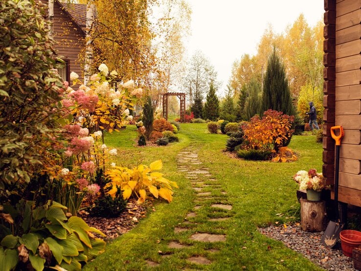 Herbstlicher Garten