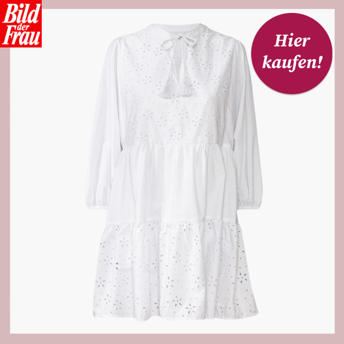 Fast ausverkauft Dieses weiße Kleid von Lidl ist perfekt für heiße Tage