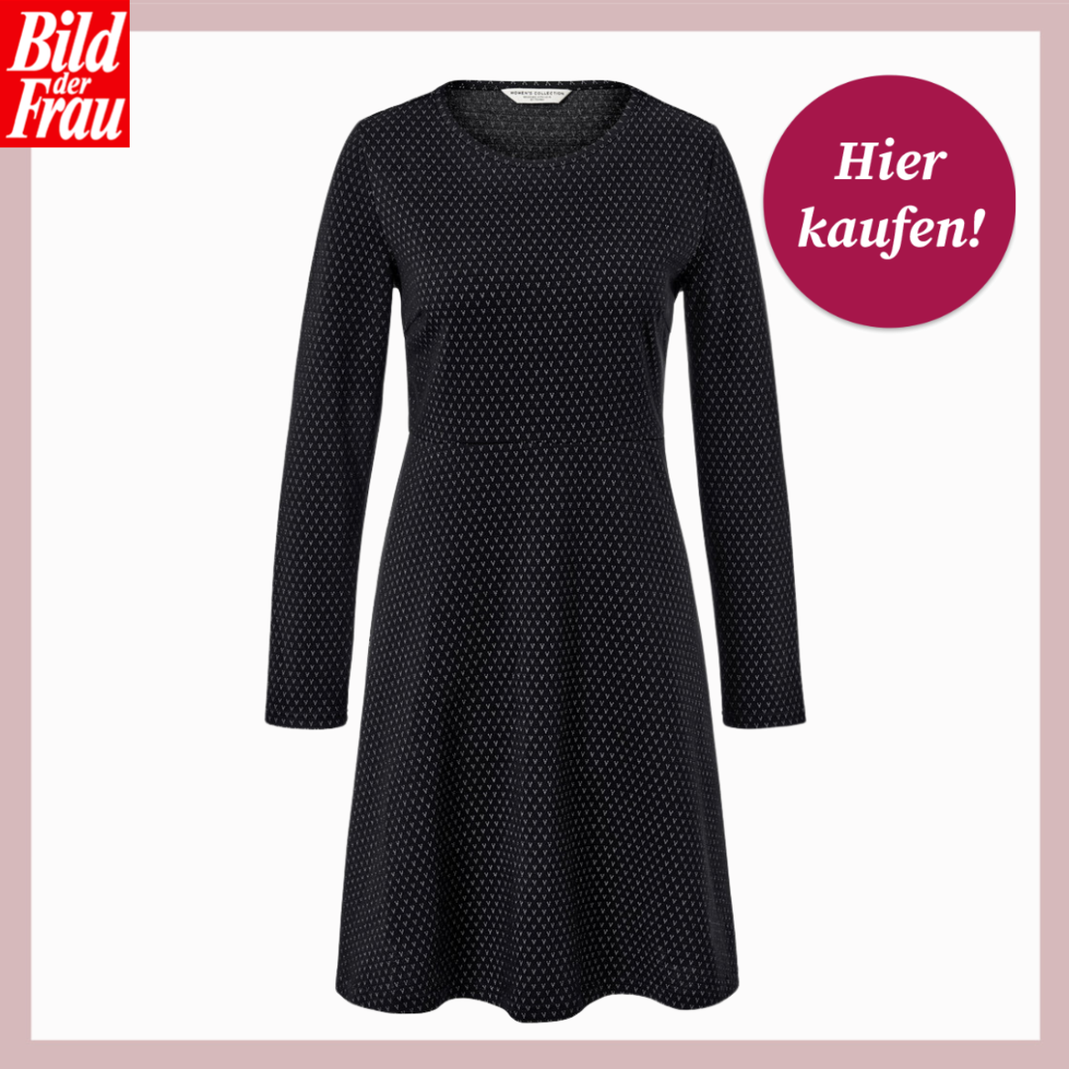 Glitzerndes Jacquard-Kleid | © Tchibo