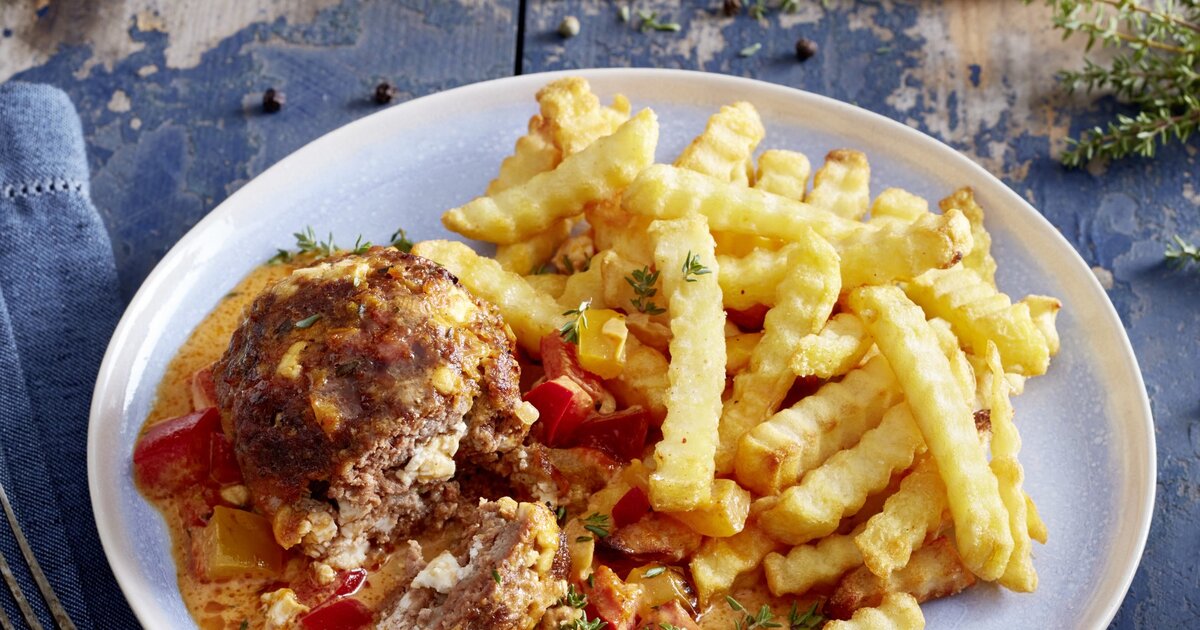 Hackbraten im Herbst: Der perfekte Mini-Braten in Paprika-Rahm