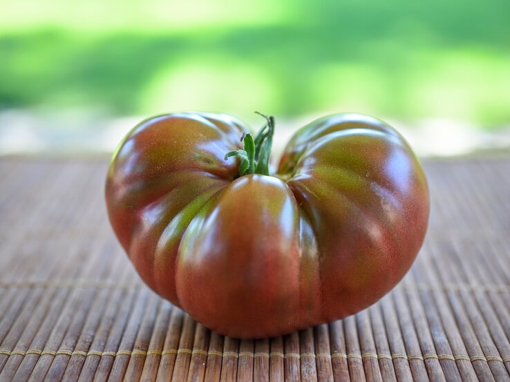 Tomate rot und grün