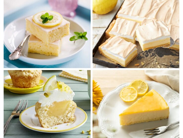 Collage Zitronenkuchen